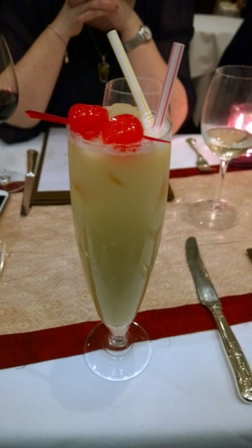 Gaylord Restaurant Review | Gourmet Indian Food 6 Coconut colada