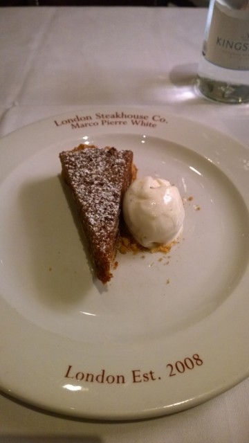 Marco Pierre White Steak & Alehouse Restaurant Review | Middlesex Street, London 4 Pecan pie dessert - Marco Pierre White Steak and Alehouse restaurant