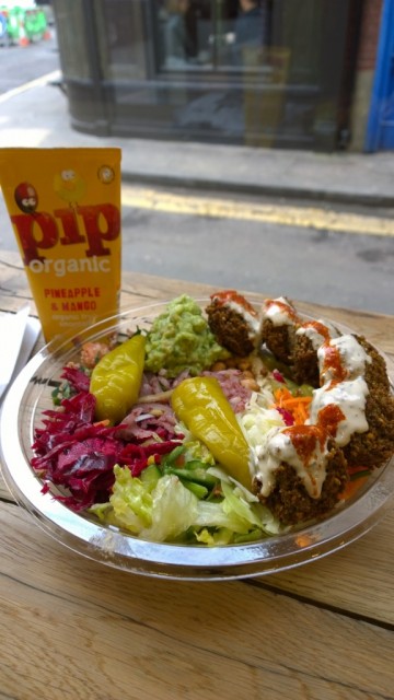 Pilpel Falafel & Hummus Bar Review, Spitalfield's Market | Falling For Falafel 1 Pilpel falafel and hummus in London