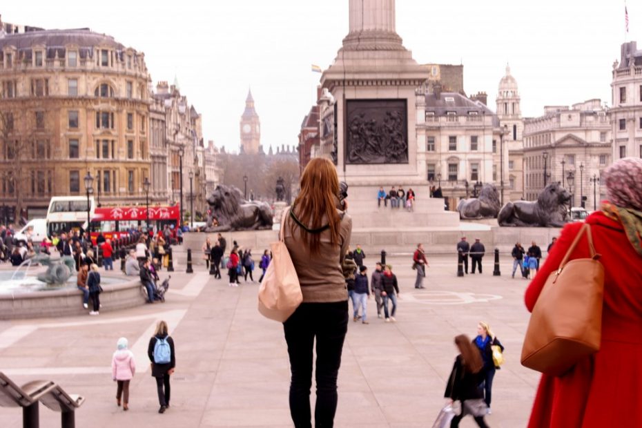 Photographer at Trafalgar Square