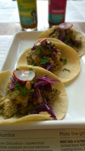 chicken pipian tacos