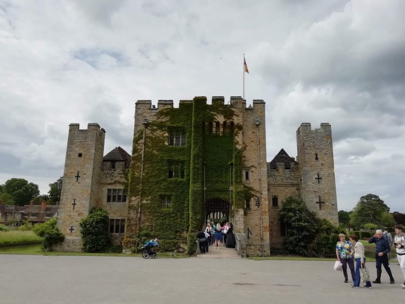 Hever Castle outside