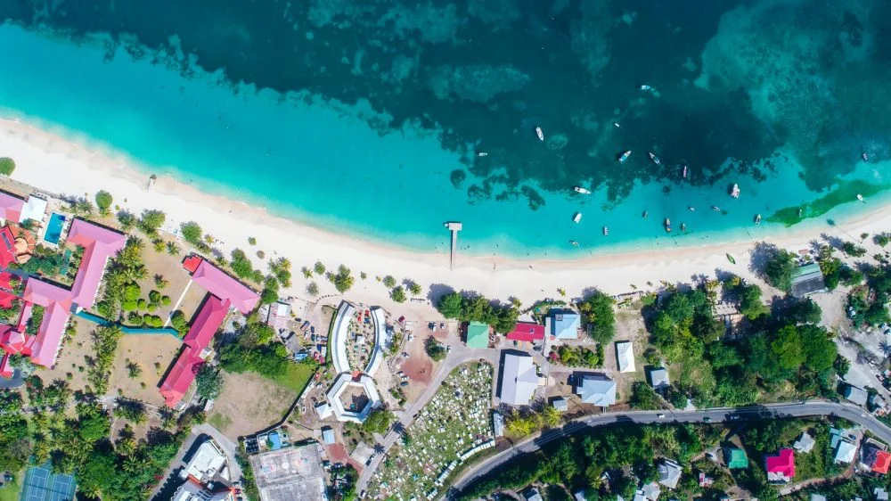 Why (and How to) Move to Grenada With Your Family 2 aerial view of beach during daytime
