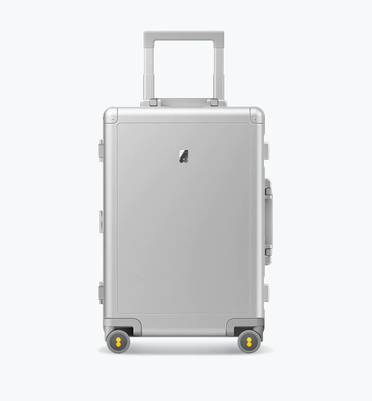 level8 gibraltar aluminium zipperless suitcase