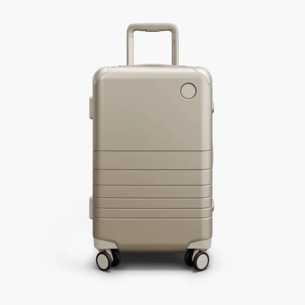 monos hybrid zipperless suitcase