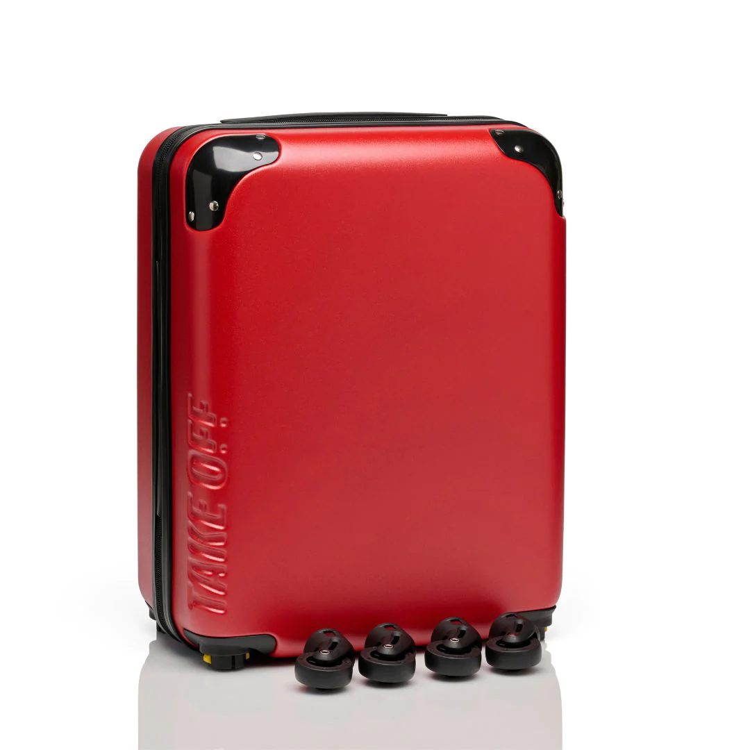 take off underseat luggage