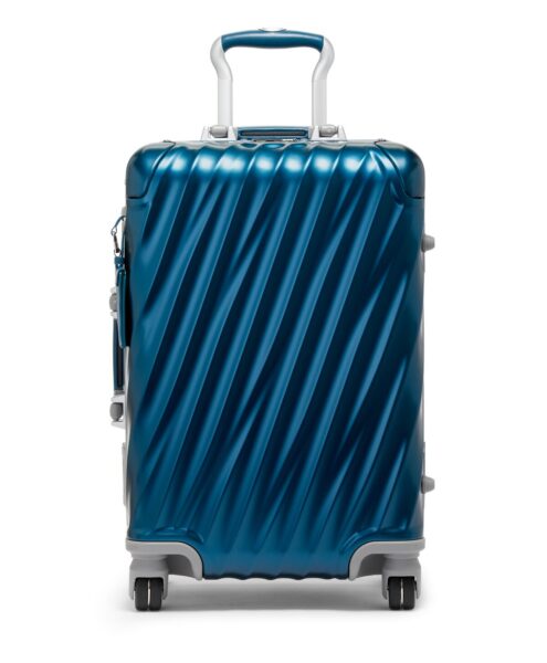 tumi aluminium zipperless suitcase