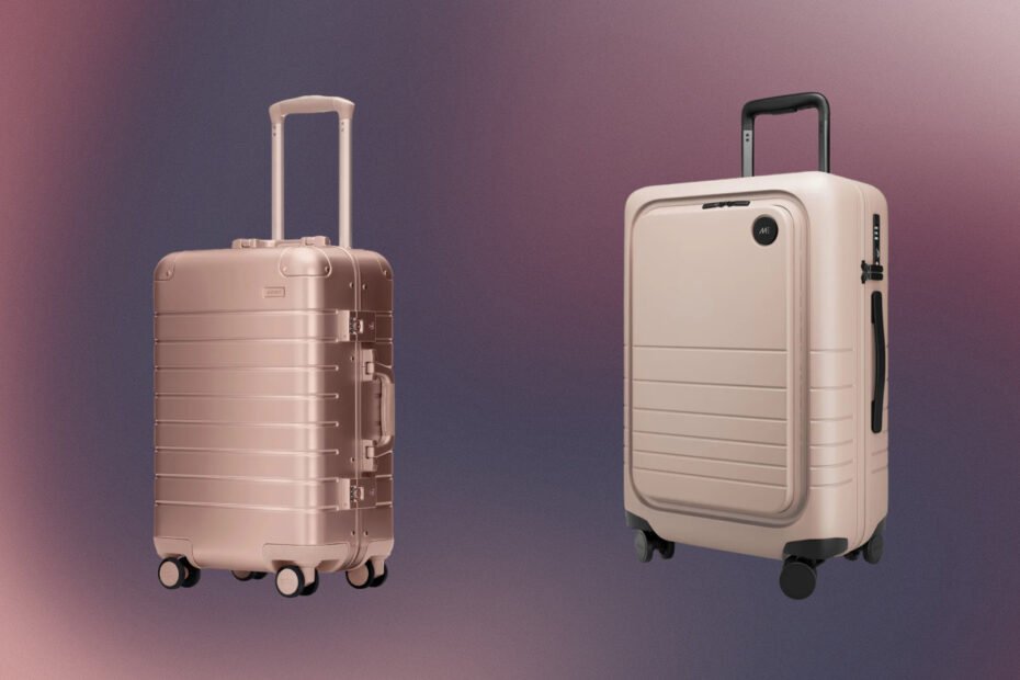 best-rose-gold-luggage