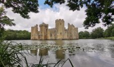 Outside Bodiam Castle