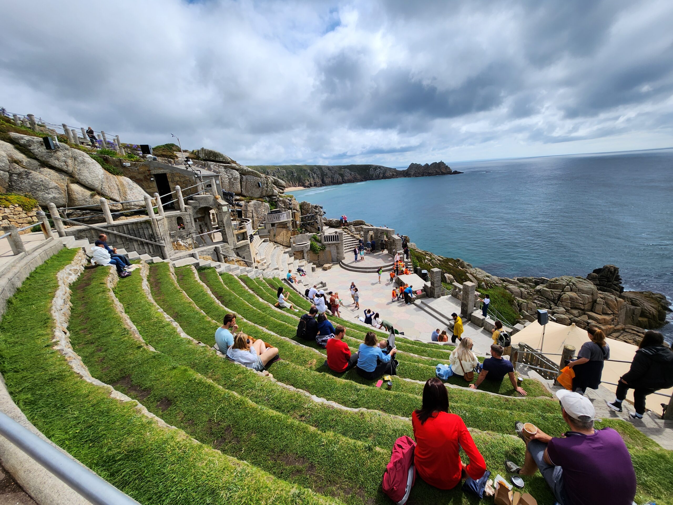 minack theatre view from seats