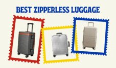 best zipperless luggage uk