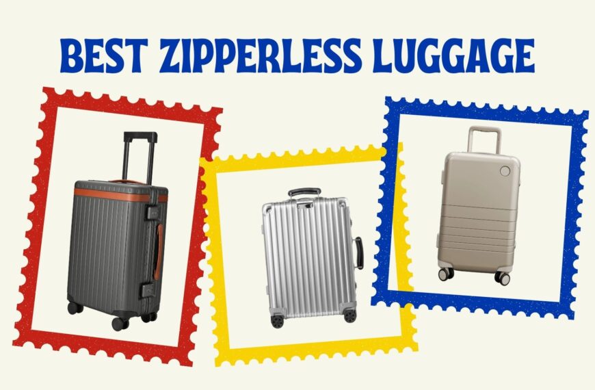 best zipperless luggage uk