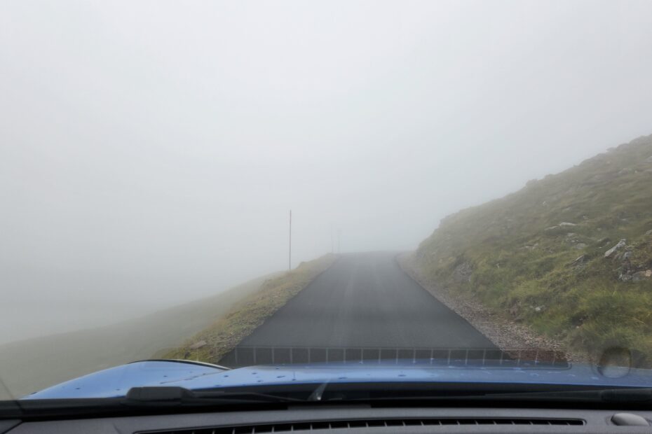 fog at bealach na ba